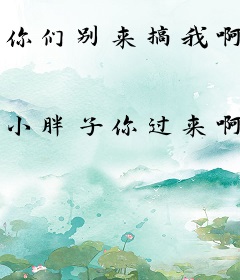 你们别来搞我啊