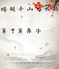 跨越千山万水的恋爱