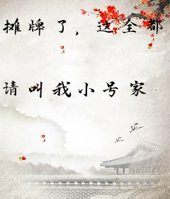 摊牌了，这全都是我小号