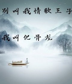 别叫我情歌王子