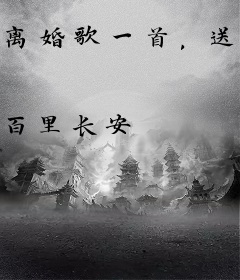 离婚歌一首，送给我的某某某