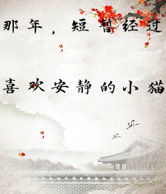 那年，短暂经过你的世界