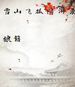 雪山飞狐网游录