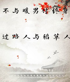 不与暖男付终身