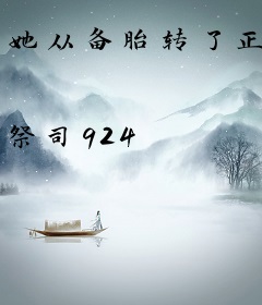 她从备胎转了正